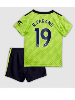 Manchester United Raphael Varane #19 Ausweichtrikot für Kinder 2022-23 Kurzarm (+ Kurze Hosen)